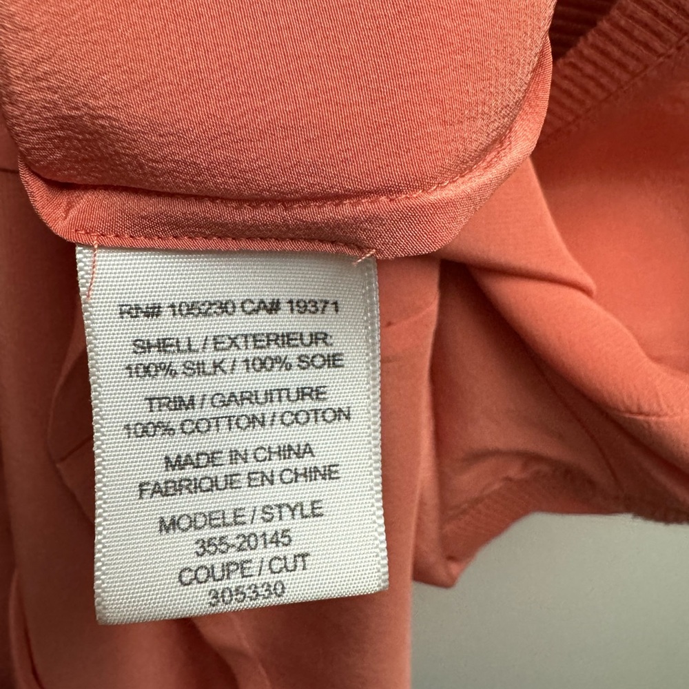 Joie coral silk racer tank size Medium - Picture 3 of 7